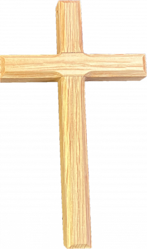 Large wood cross